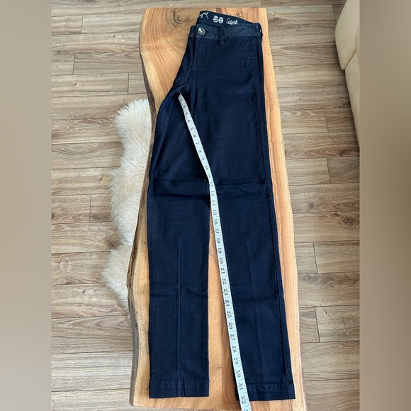 DESIGUAL Women's Slim Fit Denim Jeans Embroidered Detail - Picture 4 of 11